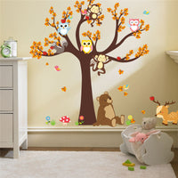 Sticker décoratif arbre forestier