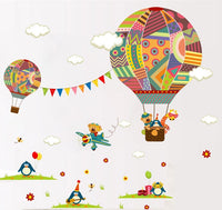 Sticker décoratif montgolfière