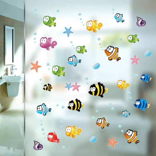 Sticker décoratif poissons